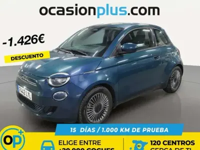Usado Fiat 500e Icon 86 kW (118 CV) 2022 Azul Utilitario