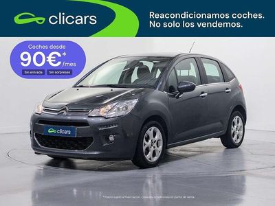 Usado Citroën C3 PureTech 82 CV (60 kW) 2016 Gris Utilitario