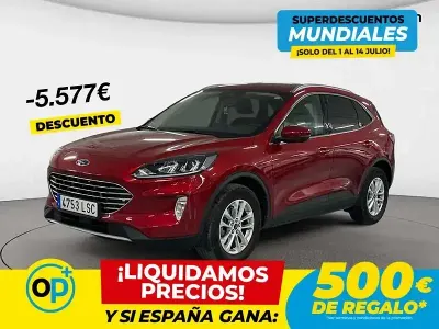 Usado Ford Kuga Titanium 150 CV (110 kW) 2021 Rojo SUV