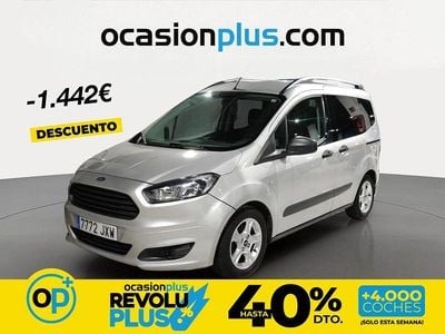 Usado Ford Tourneo Courier Ambiente 100 CV (73 kW) 2017 Gris Monovolumen