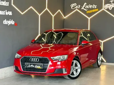 Usado Audi A3 Sport 150 CV (110 kW) 2017 Rojo Berlina