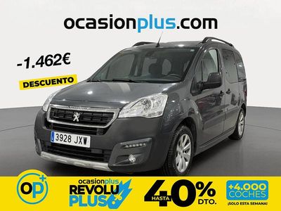 Usado Peugeot Partner Outdoor 100 CV (73 kW) 2017 Gris Monovolumen