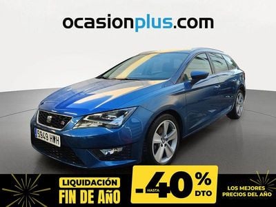 Azul Usado 2014 Seat Leon FR Monovolumen | 12.350 € (Buen precio)