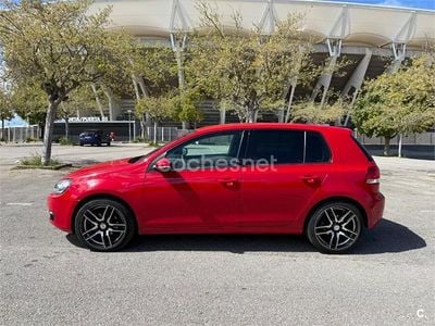 Brugt VW Golf VII Advance 105 HK (77 kW) 2012 Rød Sedan