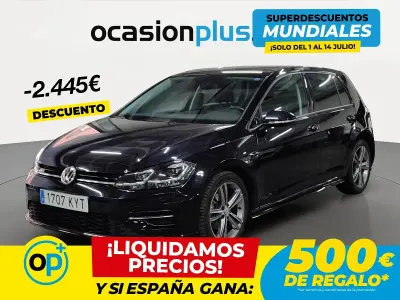Usado VW Golf VII R-line 150 CV (110 kW) 2019 Negro Berlina