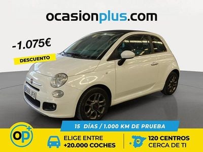 Blanco Usado 2015 Fiat 500 S Descapotable | 8450 € (Precio justo)