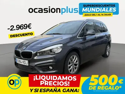 Usado BMW 218 Gran Tourer 150 CV (110 kW) 2017 Gris Monovolumen