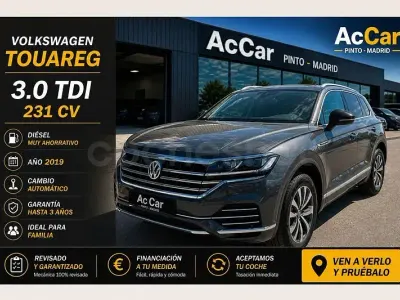 Usado VW Touareg 231 CV (169 kW) 2019 Gris / plata SUV