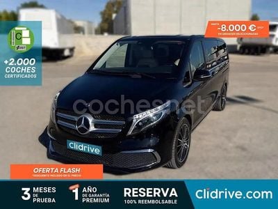 Negro Usado 2021 Mercedes V220 Avantgarde Monovolumen | 47.990 € (Precio justo)