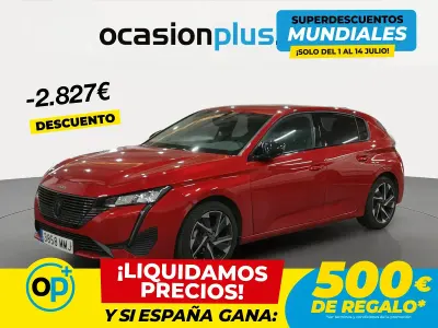 Usado Peugeot 308 Allure 130 CV (95 kW) 2023 Rojo Berlina