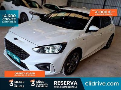 Begagnad Ford Focus ST-Line 125 HK (91 kW) 2021 Vit Sedan