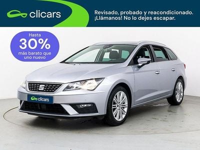 Usado Seat Leon XCELLENCE 130 CV (95 kW) 2020 Gris / plata Familiar