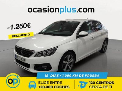 Usado Peugeot 308 Allure 130 CV (95 kW) 2019 Blanco
