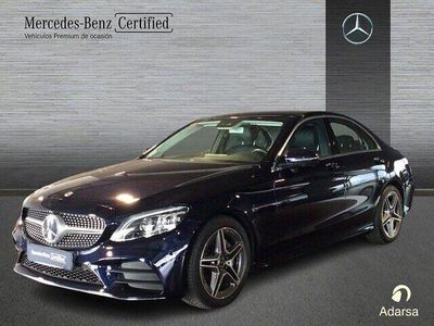 Negro Usado 2019 Mercedes C220 AMG line Berlina | 30.990 € (Precio justo)