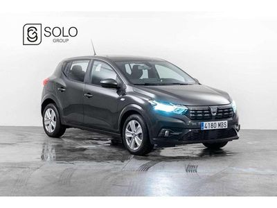 Usado Dacia Sandero Comfort 91 CV (66 kW) 2022 Negro Utilitario