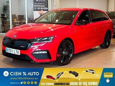 Usado Skoda Octavia RS 245 CV (180 kW) 2021 Rojo Familiar