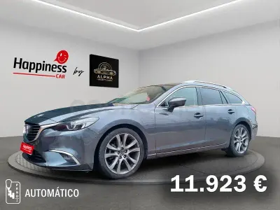 Usado Mazda 6 Luxury 150 CV (110 kW) 2016 Gris / plata Familiar