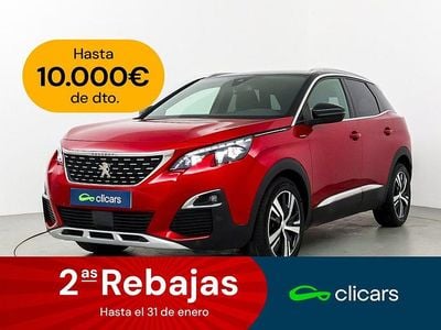 Rojo Usado 2020 Peugeot 3008 GT-line SUV | 15.290 € (Precio justo)