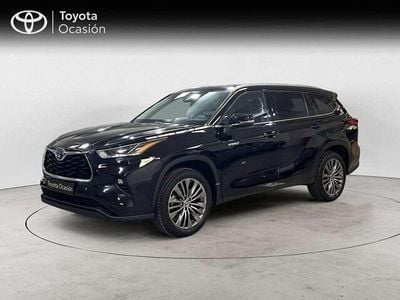Negro Usado 2021 Toyota Highlander Advance SUV | 41.500 € (Buen precio)