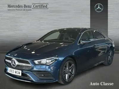 Occasion Mercedes CLA200 AMG line 150 PK (110 kW) 2023 Blauw Sedan