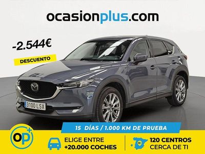 Usado Mazda CX-5 150 CV (110 kW) 2021 Gris SUV