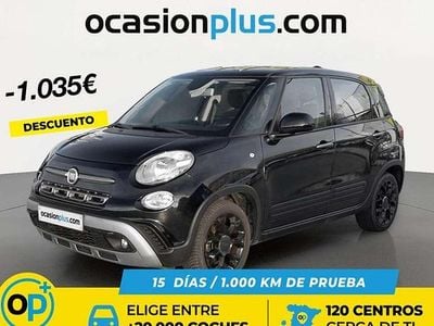 Usado Fiat 500L Cross 95 CV (69 kW) 2021 Negro Monovolumen