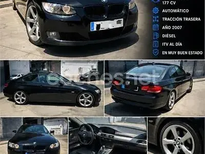 Usado BMW 320 177 CV (130 kW) 2007 Negro Coupe