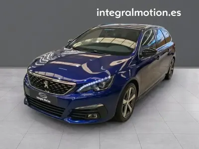 Usado Peugeot 308 SW GT-line 130 CV (95 kW) 2019 Azul Familiar