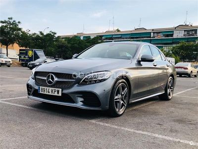 Usado Mercedes C200 136 CV (100 kW) 2018 Gris / plata Berlina