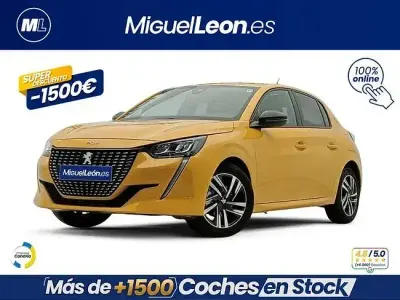 Usado Peugeot 208 Allure 102 CV (75 kW) 2023 Amarillo Utilitario