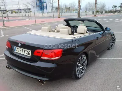 Usado BMW 320 Cabriolet 170 CV (125 kW) 2007 Negro Descapotable