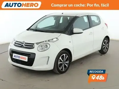 Usado Citroën C1 PureTech 82 CV (60 kW) 2018 Blanco Utilitario