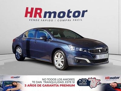 Usado Peugeot 508 Allure 115 CV (84 kW) 2015 Azul Berlina
