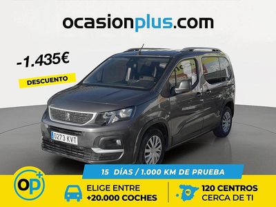 Usado Peugeot Rifter Active 110 CV (80 kW) 2019 Gris Monovolumen