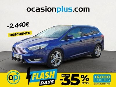 Usado Ford Focus Titanium 150 CV (110 kW) 2017 Azul Monovolumen