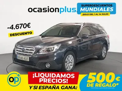 Usado Subaru Outback 150 CV (110 kW) 2017 Negro Familiar