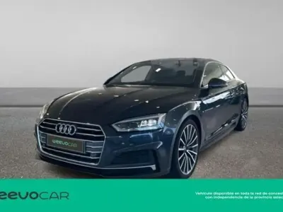 Usado Audi A5 190 CV (139 kW) 2017 Gris Coupe