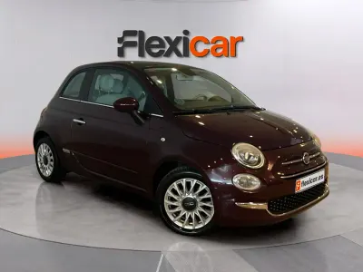Usado Fiat 500 Lounge 85 CV (62 kW) 2019 Granate Berlina