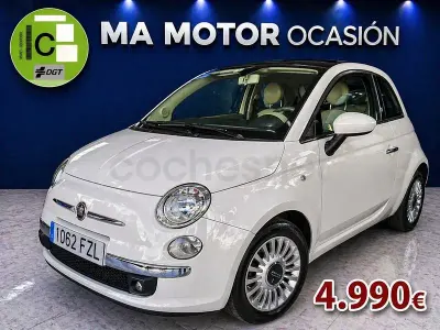 Usado Fiat 500 Sport 100 CV (73 kW) 2008 Blanco Berlina