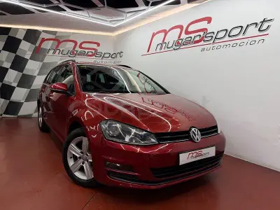 Brugt VW Golf VII Advance 110 HK (80 kW) 2015 Rød Stationcar