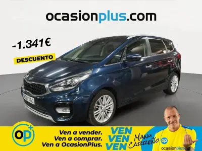 Usado Kia Carens 135 CV (99 kW) 2017 Azul Monovolumen
