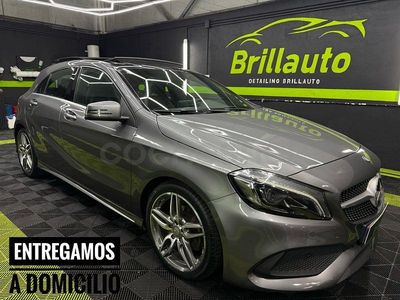 Usado Mercedes A200 AMG line 136 CV (100 kW) 2016 Gris / plata Berlina