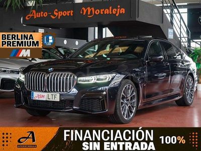 Usado BMW 745e Sport Line 394 CV (289 kW) 2021 Azul Berlina