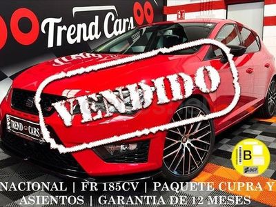Usado Seat Leon FR 185 CV (136 kW) 2014 Rojo Berlina