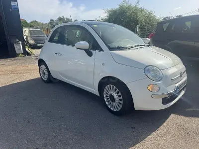 Usado Fiat 500 Lounge 69 CV (50 kW) 2014 Blanco Berlina