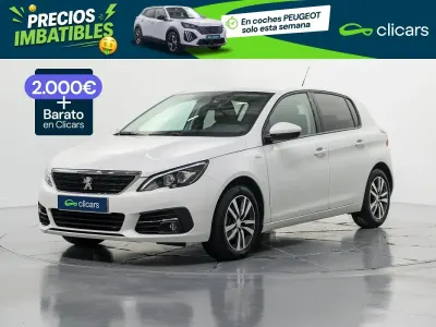 Usado Peugeot 308 Style 130 CV (95 kW) 2021 Blanco Berlina