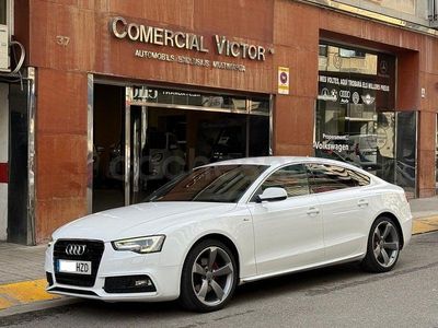 Usado Audi A5 Sportback S-Line 177 CV (130 kW) 2014 Blanco Utilitario