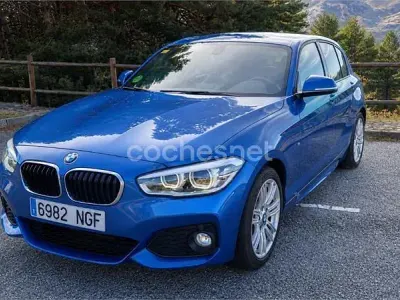 Usado BMW 120 177 CV (130 kW) 2015 Azul Utilitario