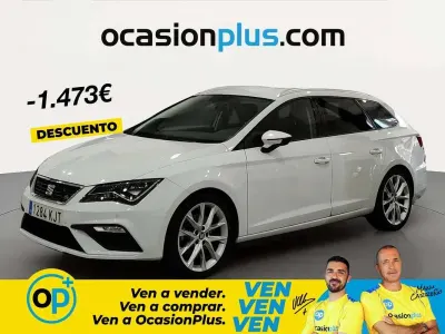 Usado Seat Leon ST FR 184 CV (135 kW) 2018 Blanco Familiar
