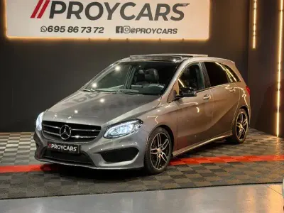 Usado Mercedes B220 AMG line 177 CV (130 kW) 2016 Gris / plata Monovolumen